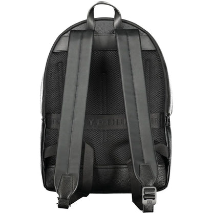 Tommy Hilfiger Backpack Sleek Black Design with Laptop Compartment