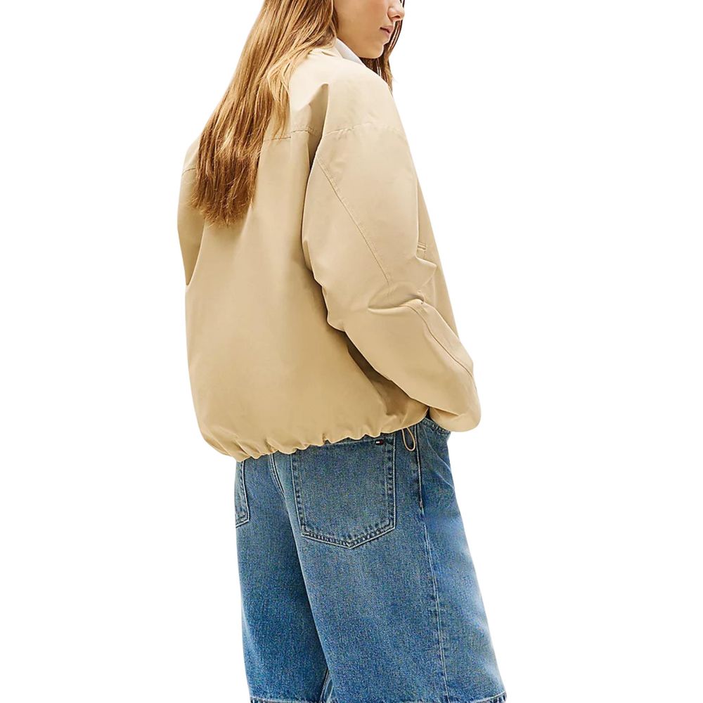 Tommy Hilfiger Bomber Jackets - Beige Cotton