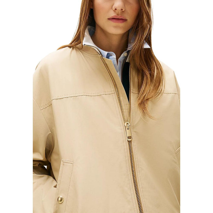 Tommy Hilfiger Bomber Jackets - Beige Cotton
