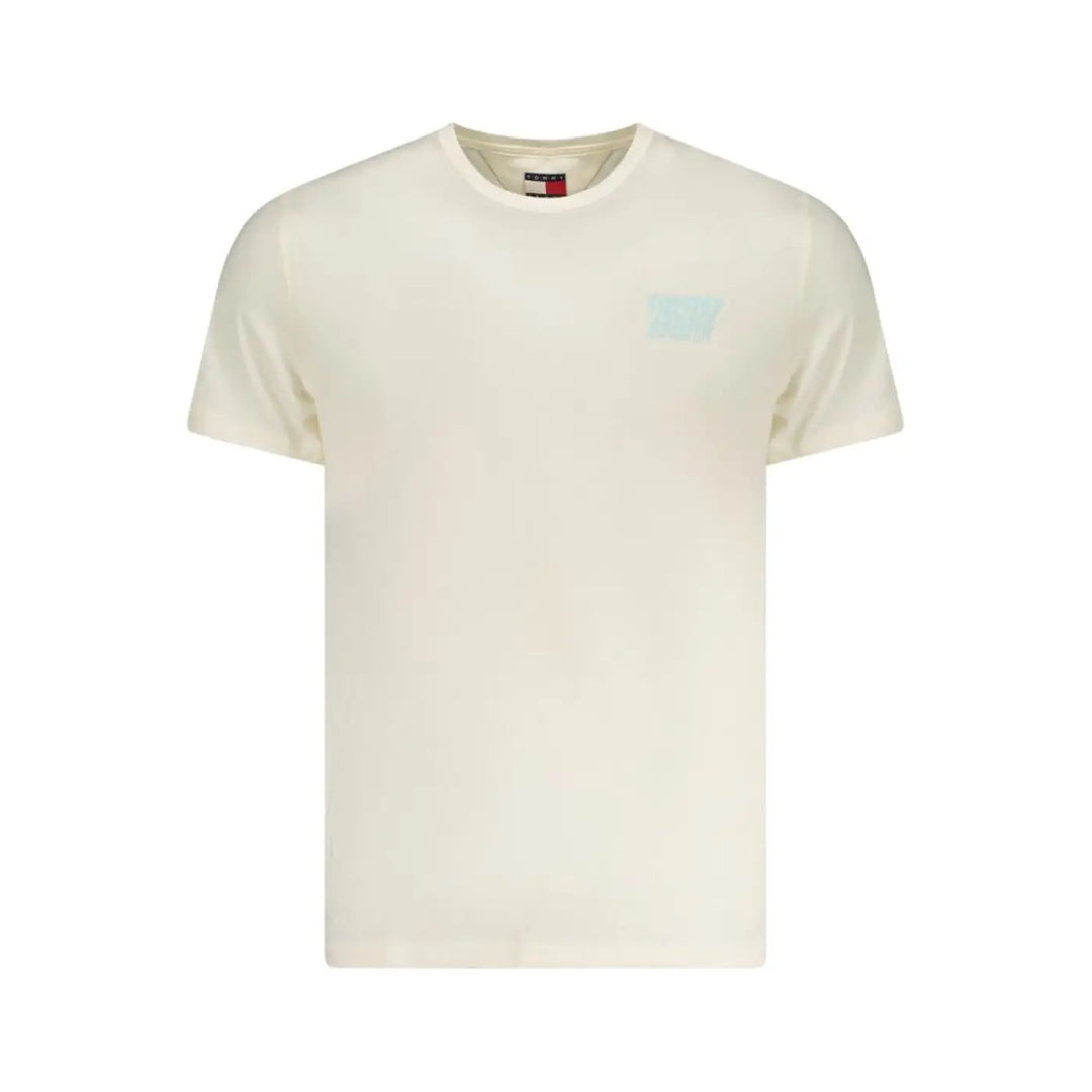 Tommy Hilfiger Beige Cotton Men T-shirt