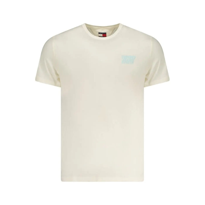 Tommy Hilfiger Beige Cotton Men T-shirt