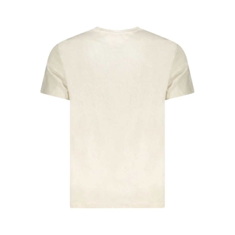 Tommy Hilfiger Beige Cotton Men’s T-shirt