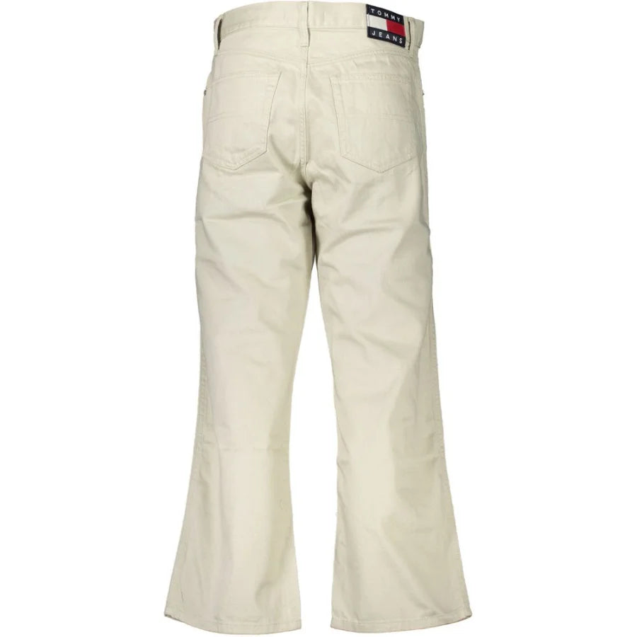 Tommy Hilfiger Beige Cotton Women Jeans