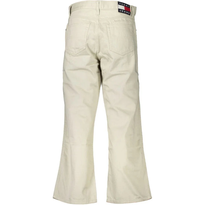Tommy Hilfiger Beige Cotton Women Jeans