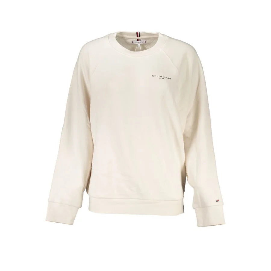 Tommy Hilfiger Beige Cotton Women’s Sweatshirt