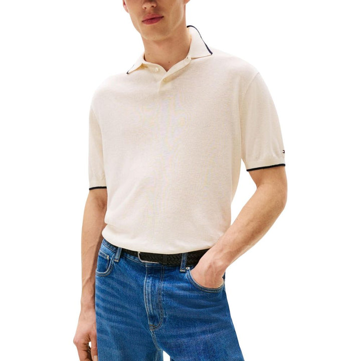 Tommy Hilfiger Beige Lyocell T-shirt