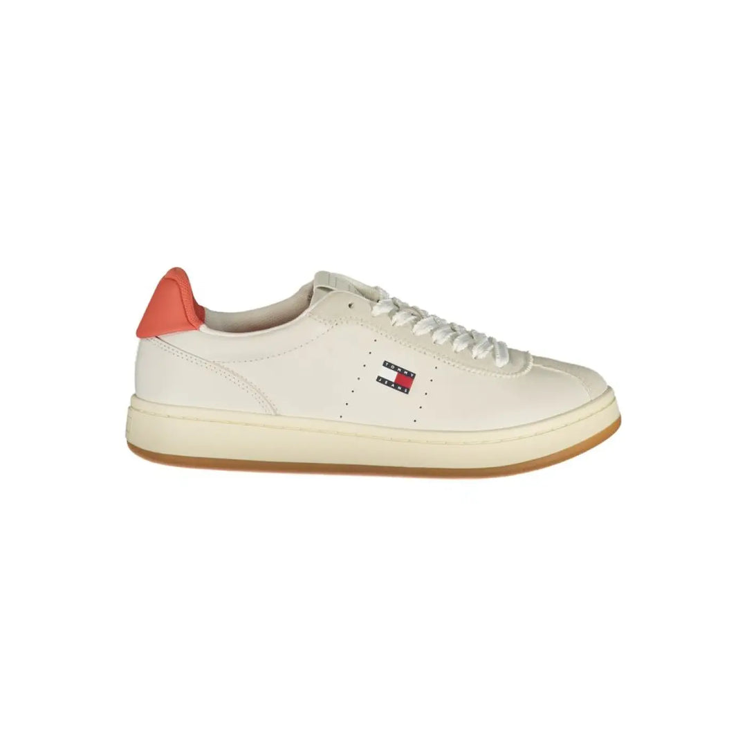 Tommy Hilfiger Beige Polyurethane Women’s Sneaker