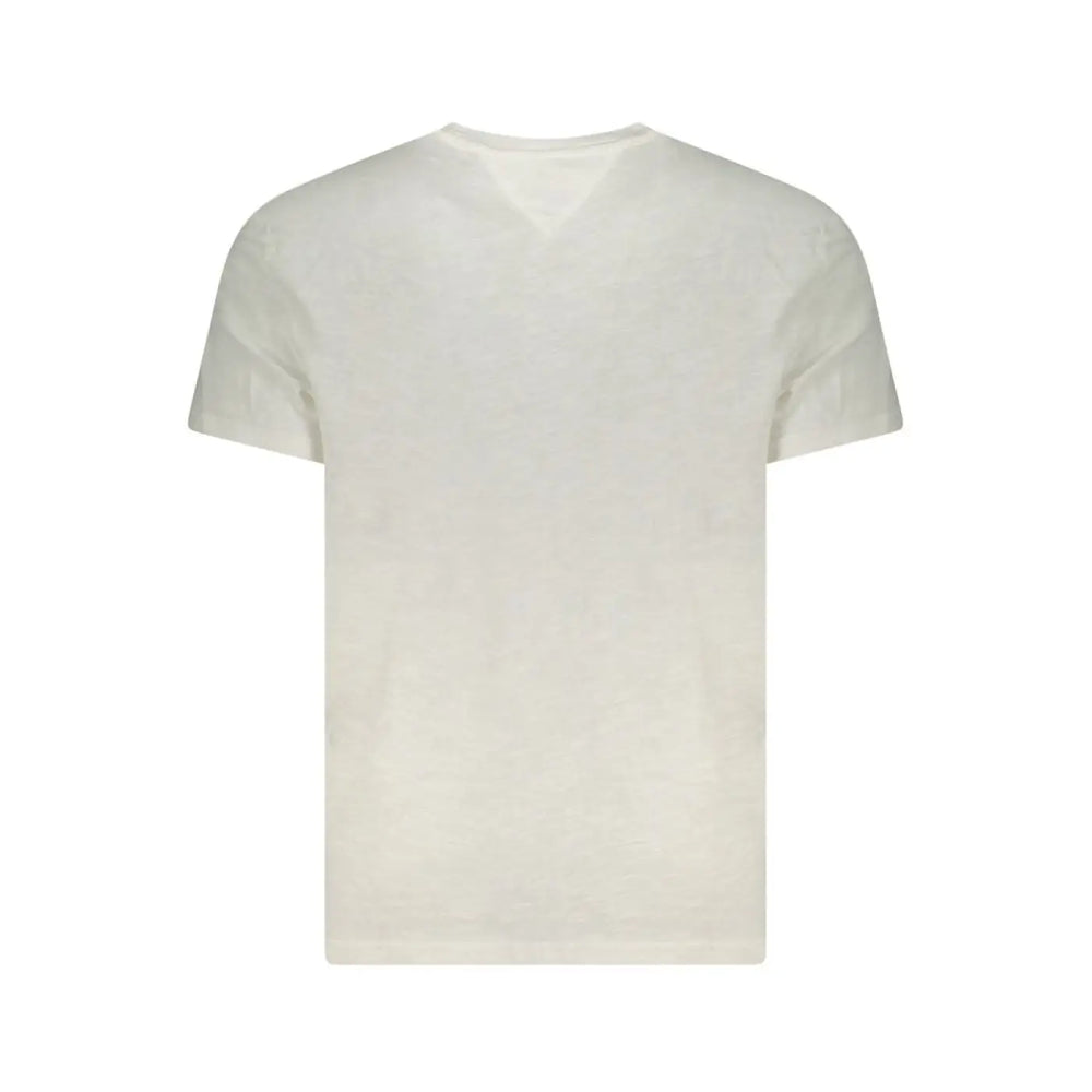 Tommy Hilfiger Bianco Cotton Men Shirt