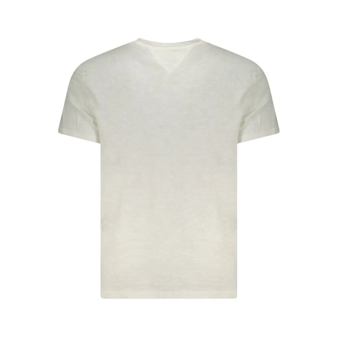 Tommy Hilfiger Bianco Cotton Men Shirt