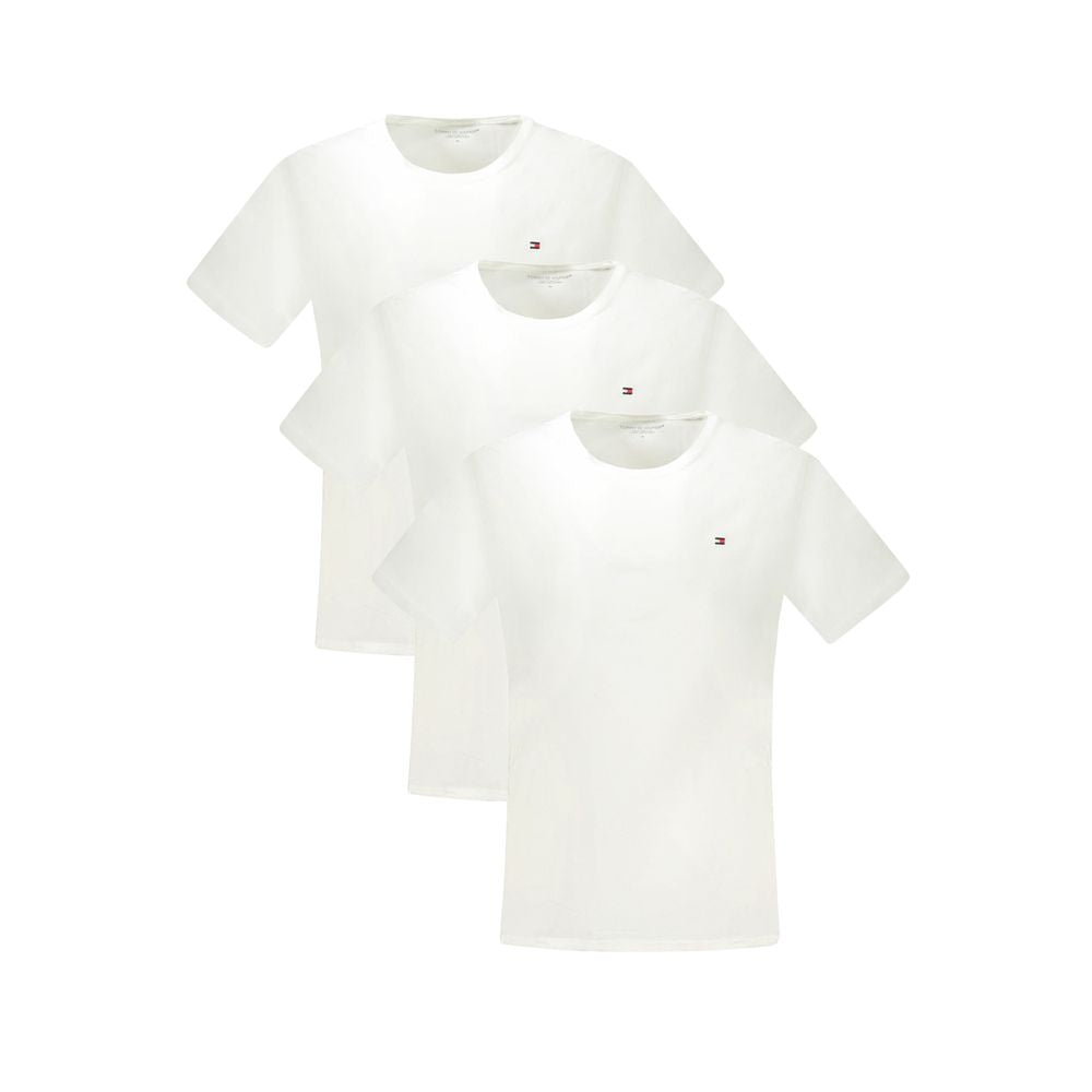 Tommy Hilfiger Bianco Cotton Men T-shirt
