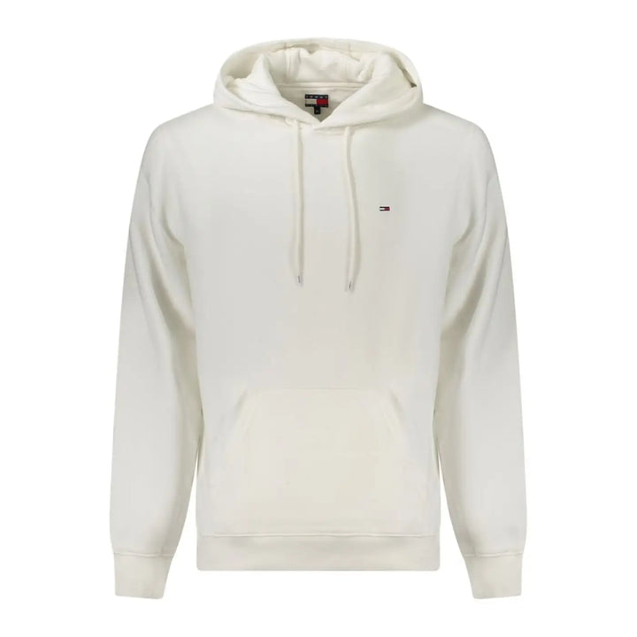 Tommy Hilfiger Bianco Cotton Men’s Hoodie Sweatshirt