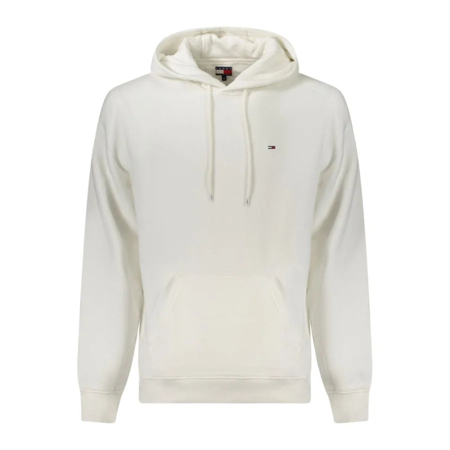 Tommy Hilfiger Bianco Cotton Men’s Hoodie Sweatshirt