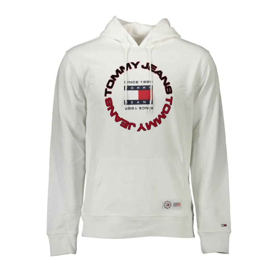 Tommy Hilfiger Bianco Cotton Men’s Sweatshirt