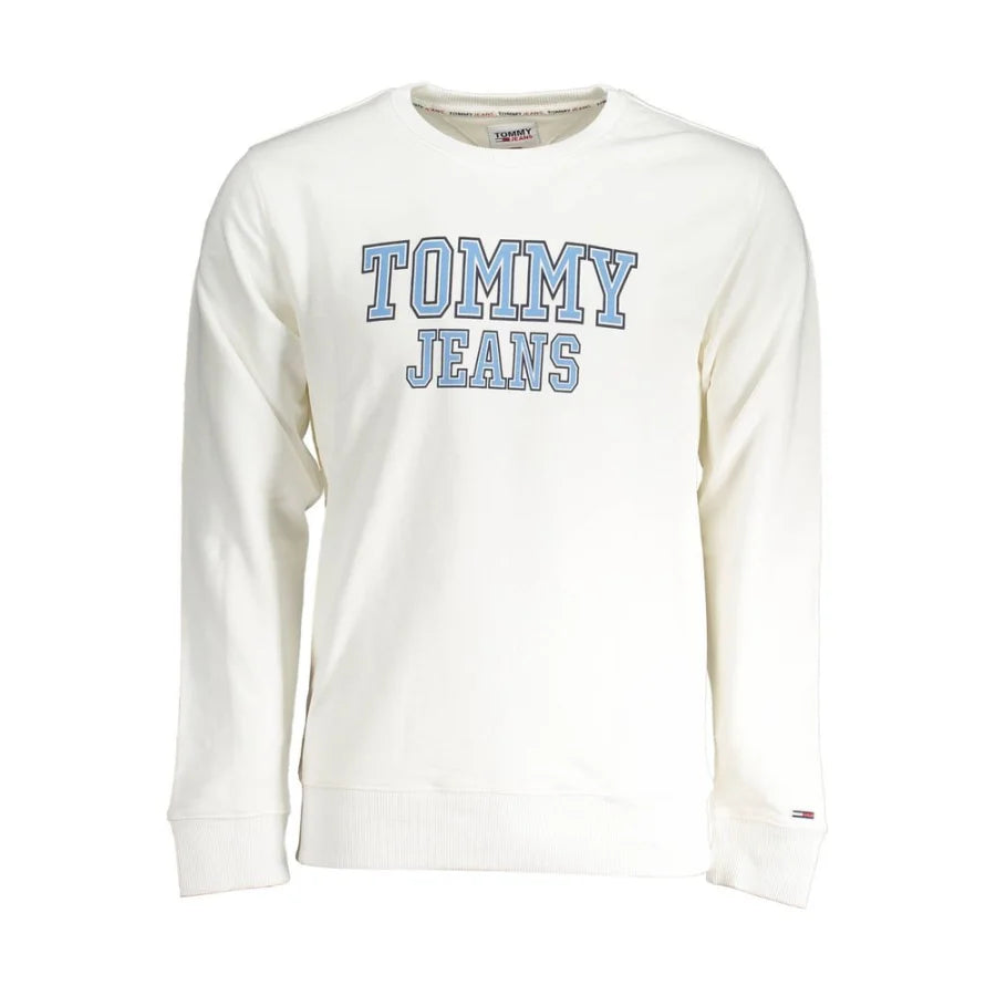 Tommy Hilfiger Bianco Cotton Mens Sweatshirt