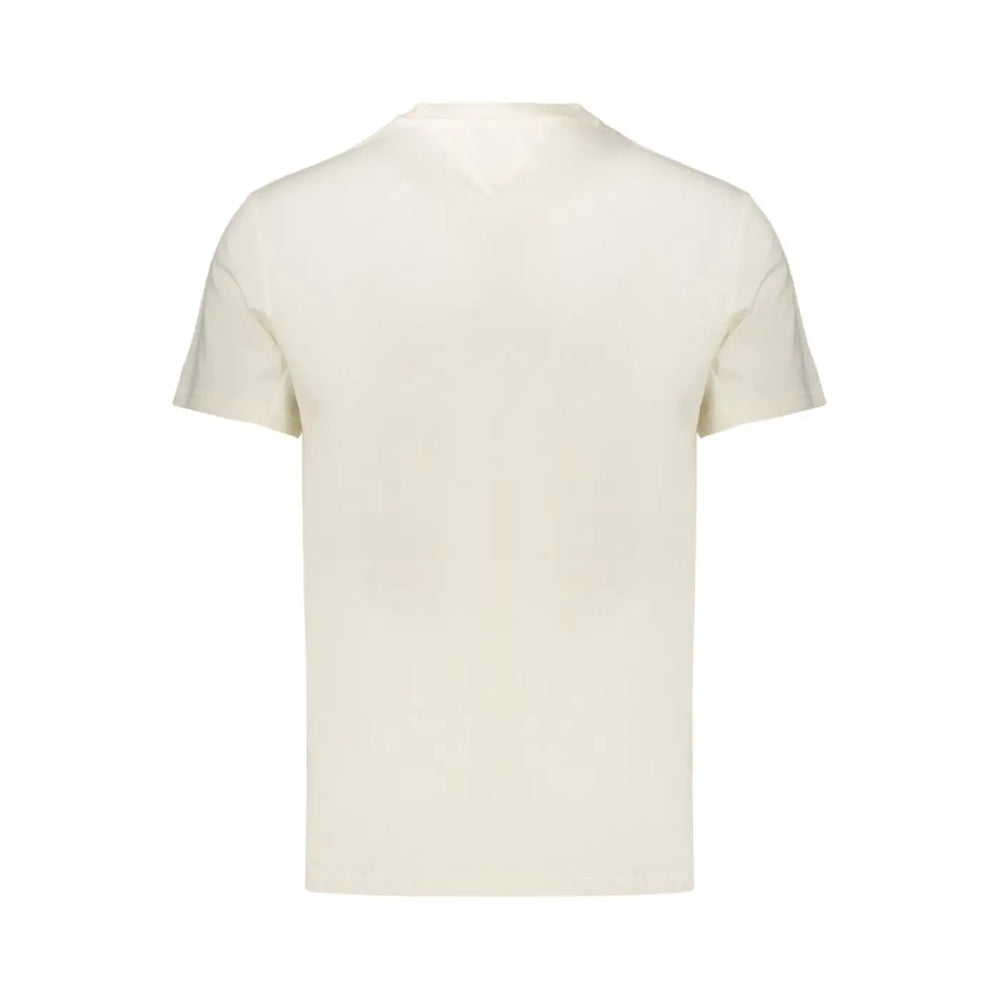 Tommy Hilfiger Bianco Cotton Men’s T-shirt