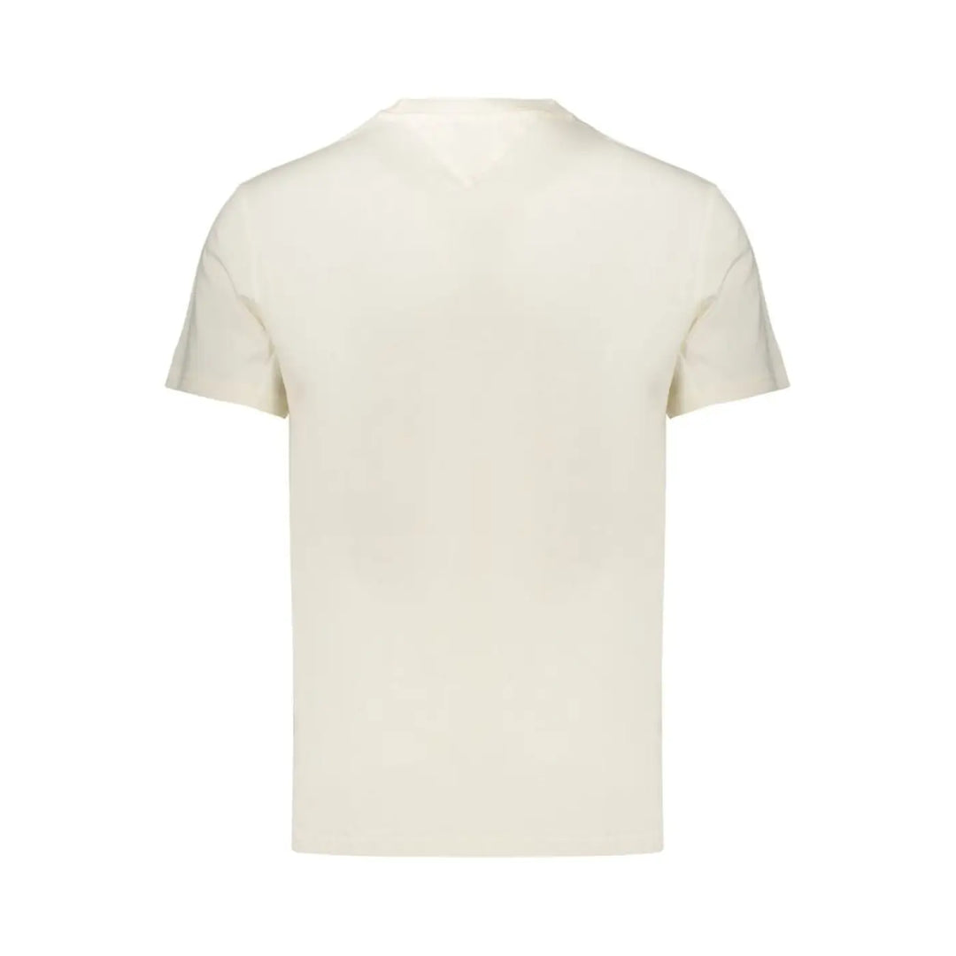 Tommy Hilfiger Bianco Cotton Men’s T-shirt