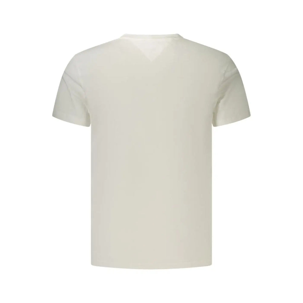 Tommy Hilfiger Bianco Cotton Men’s T-shirt
