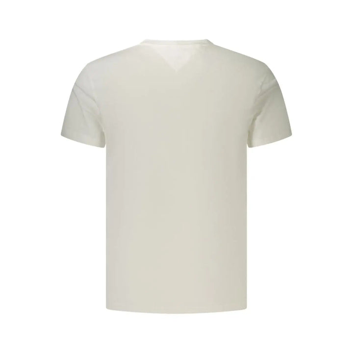 Tommy Hilfiger Bianco Cotton Men’s T-shirt