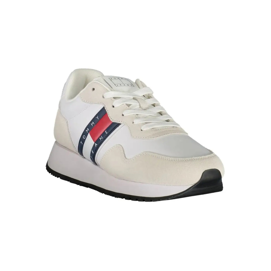 Tommy Hilfiger Bianco Leather Men Sneaker