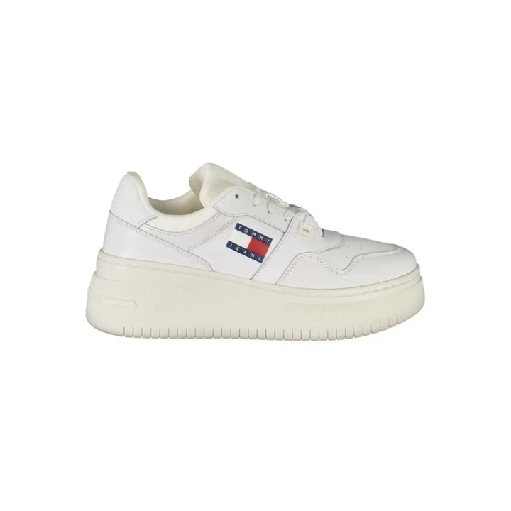 Tommy Hilfiger Bianco Leather Women Sneaker