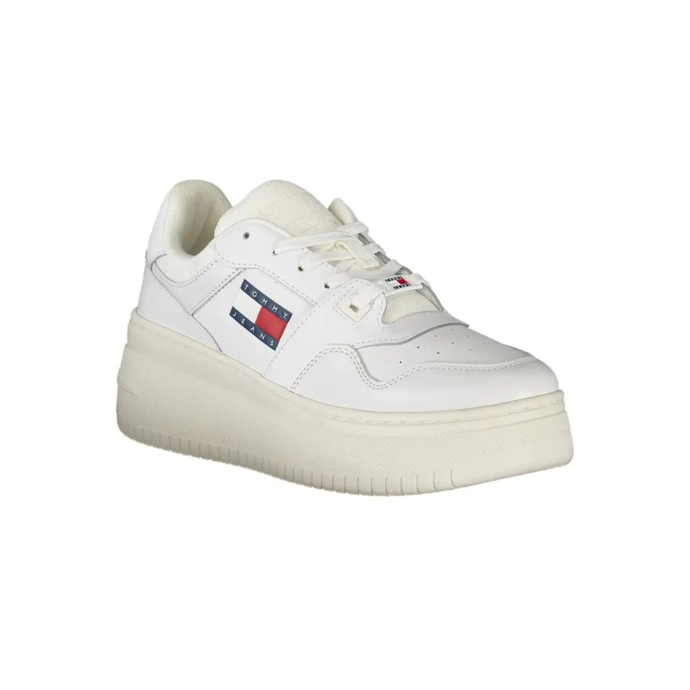 Tommy Hilfiger Bianco Leather Women Sneaker