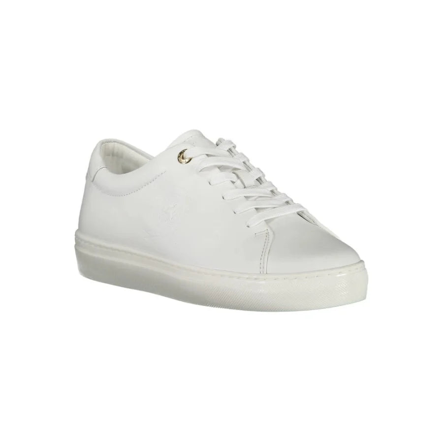 Tommy Hilfiger Bianco Leather Women Sneaker