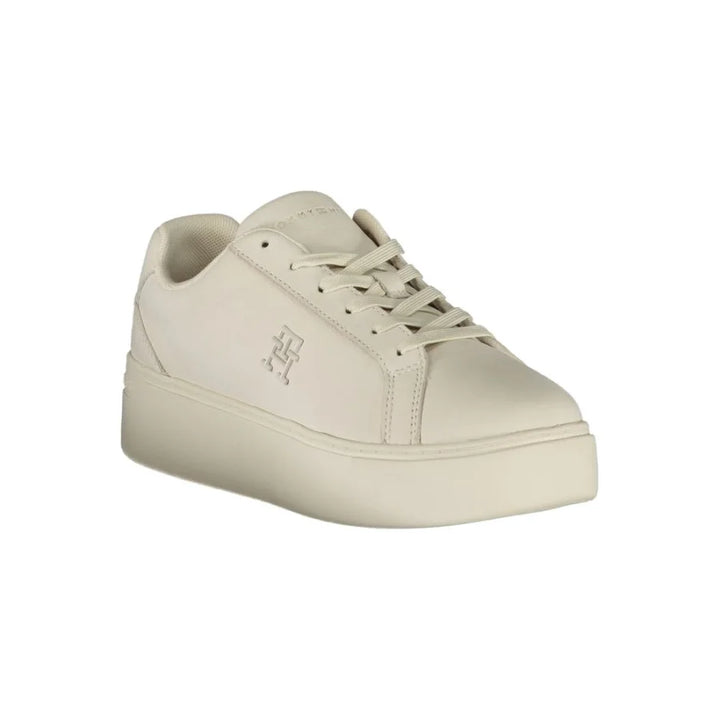 Tommy Hilfiger Bianco Leather Women Sneaker