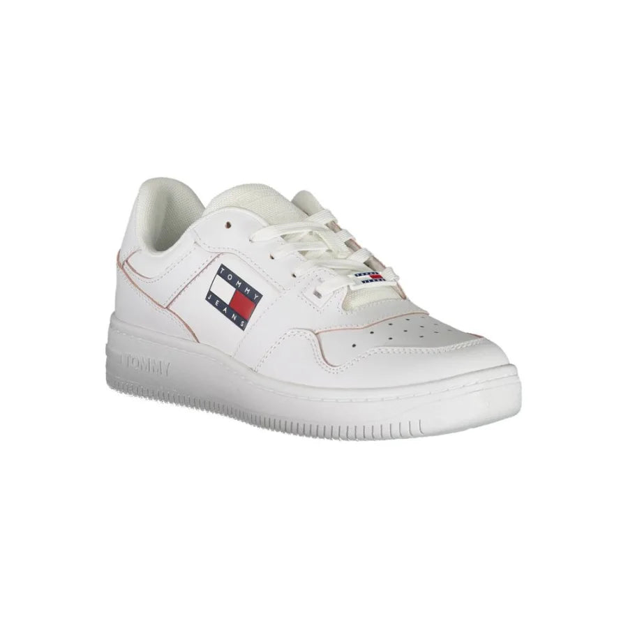 Tommy Hilfiger Bianco Leather Women Sneaker