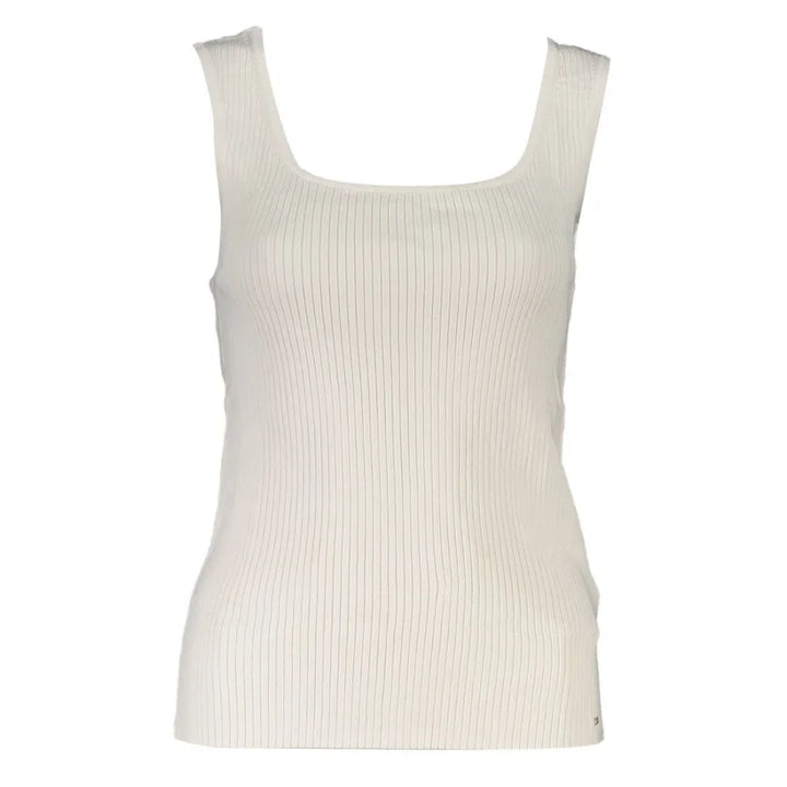 Tommy Hilfiger Bianco Modal Women Tank Top