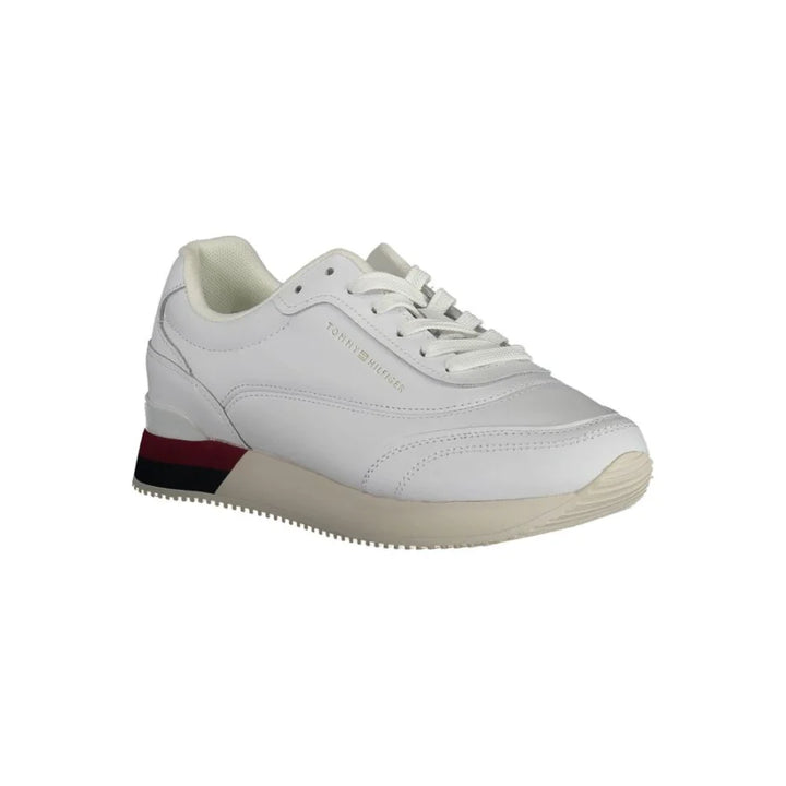 Tommy Hilfiger Bianco Pelle Women Sneaker