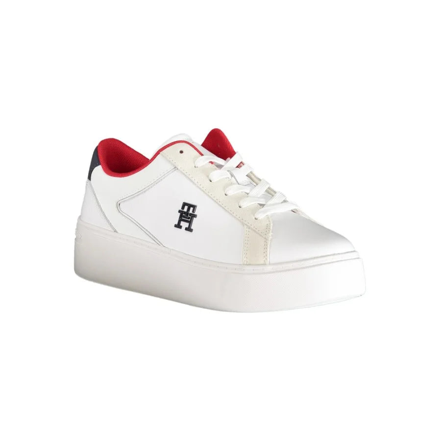 Tommy Hilfiger Bianco Poliuretano Woman Sneaker