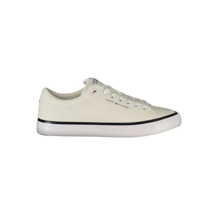 Tommy Hilfiger Bianco Polyester Men Sneaker