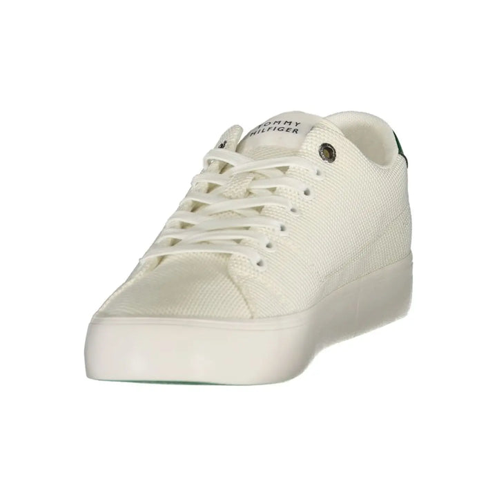 Tommy Hilfiger Bianco Polyester Men’s Sneaker