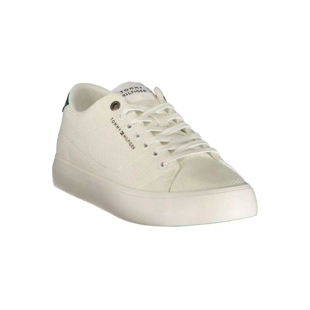 Tommy Hilfiger Bianco Polyester Men’s Sneaker