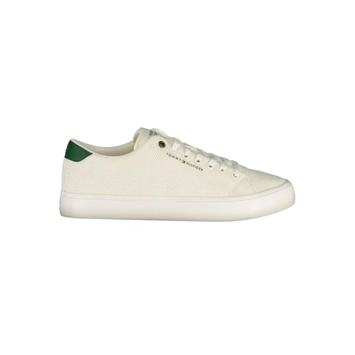 Tommy Hilfiger Bianco Polyester Men’s Sneaker