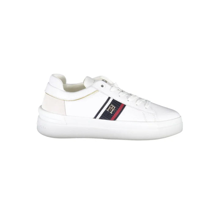 Tommy Hilfiger Bianco Polyester Women Sneaker