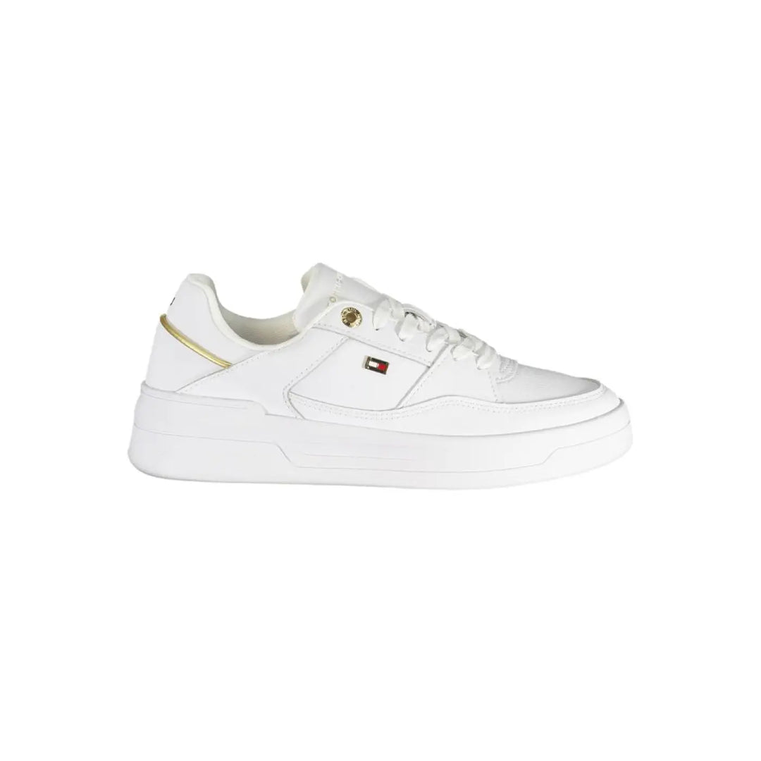 Tommy Hilfiger Bianco Polyurethane Donna Sneaker