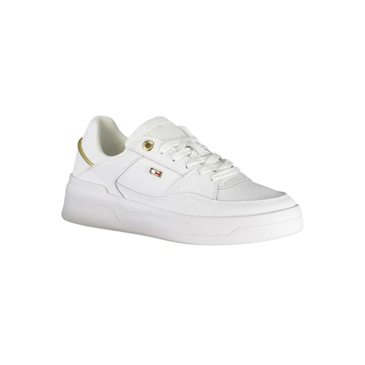 Tommy Hilfiger Bianco Polyurethane Donna Sneaker