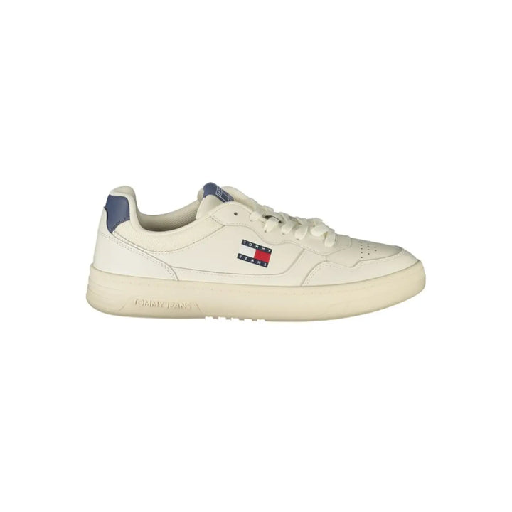 Tommy Hilfiger Bianco Polyurethane Men Sneaker