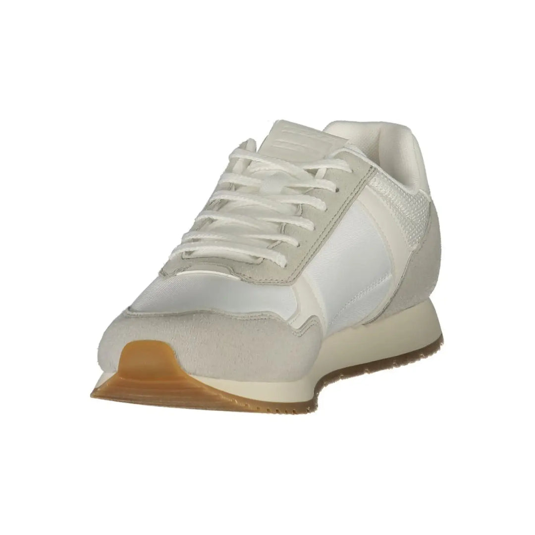 Tommy Hilfiger Bianco Polyurethane Men Sneaker