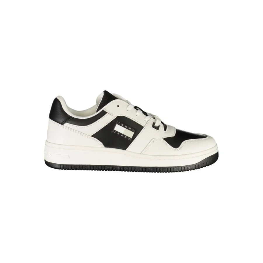 Tommy Hilfiger Bianco Polyurethane Men Sneaker