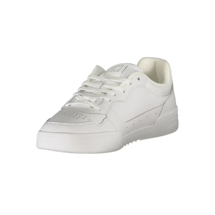 Tommy Hilfiger Bianco Polyurethane Men’s Sneaker
