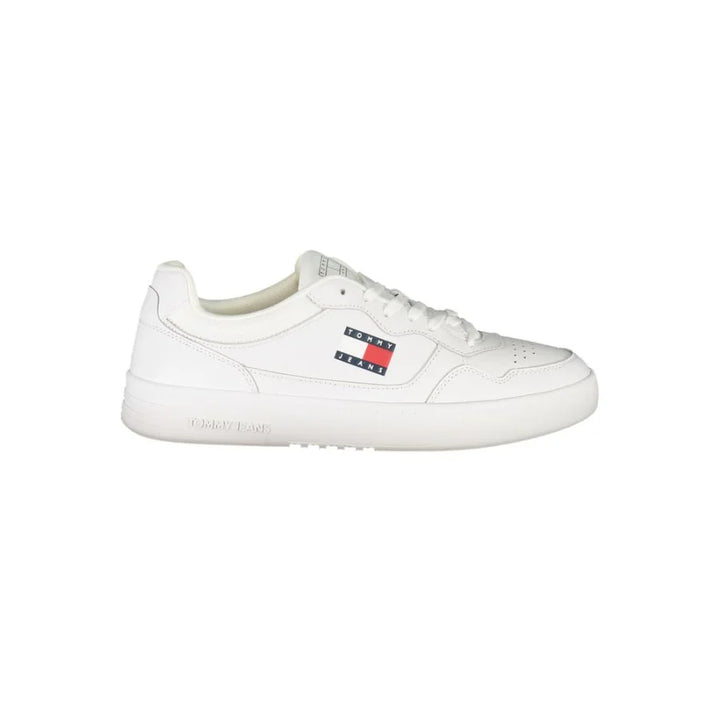 Tommy Hilfiger Bianco Polyurethane Men’s Sneaker