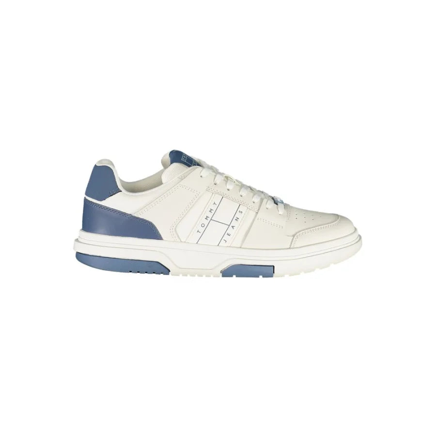 Tommy Hilfiger Bianco Polyurethane Men’s Sneaker