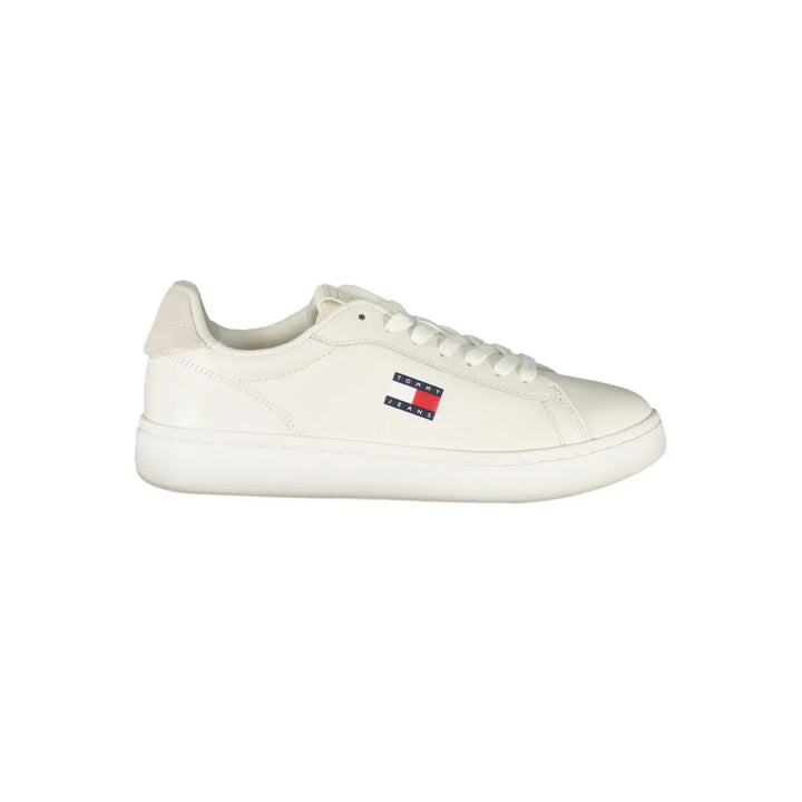 Tommy Hilfiger Bianco Polyurethane Women Sneaker