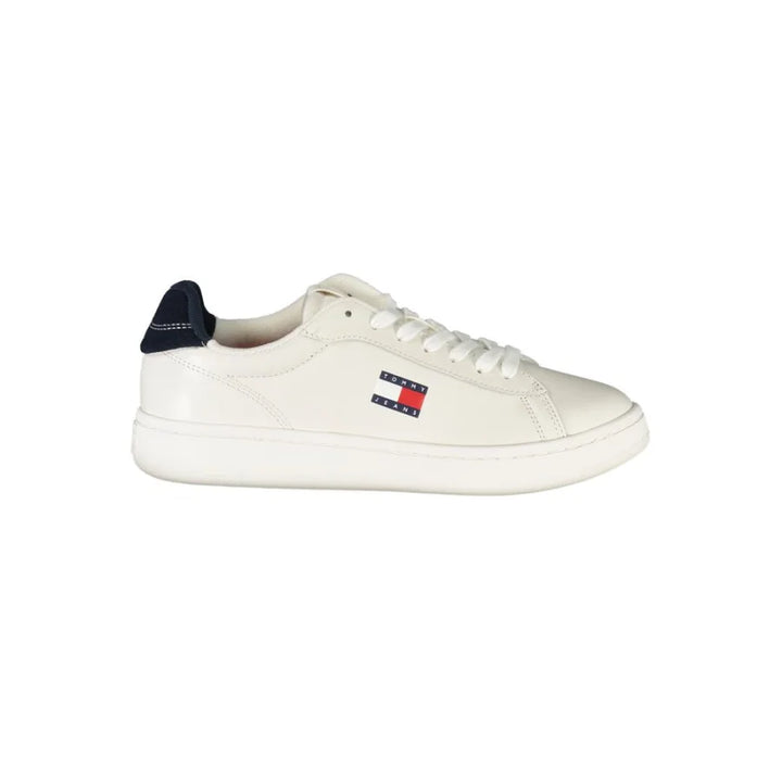 Tommy Hilfiger Bianco Polyurethane Women Sneaker