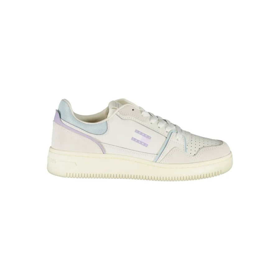 Tommy Hilfiger Bianco Polyurethane Women Sneaker