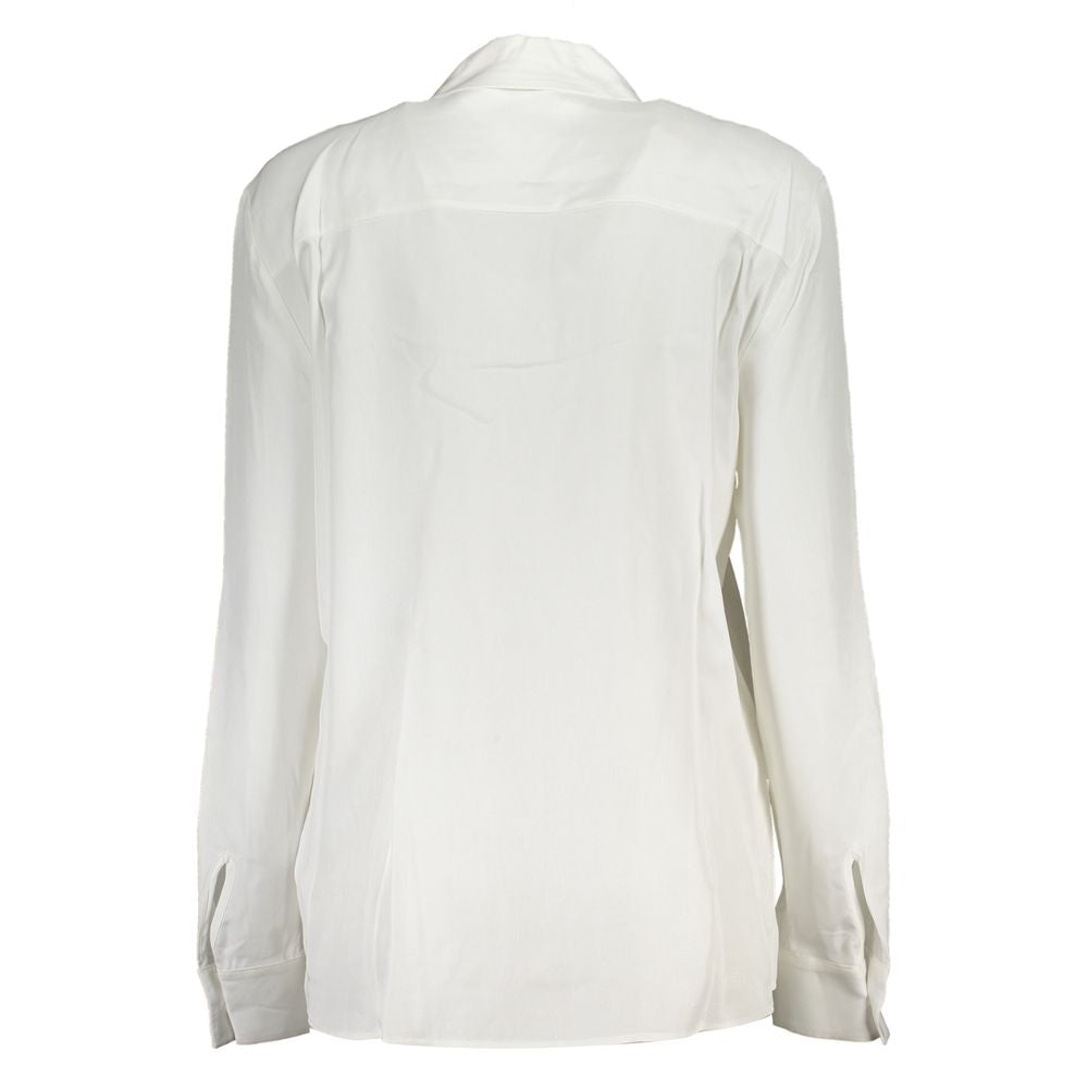 Tommy Hilfiger Shirts - Bianco Viscose Women Shirt