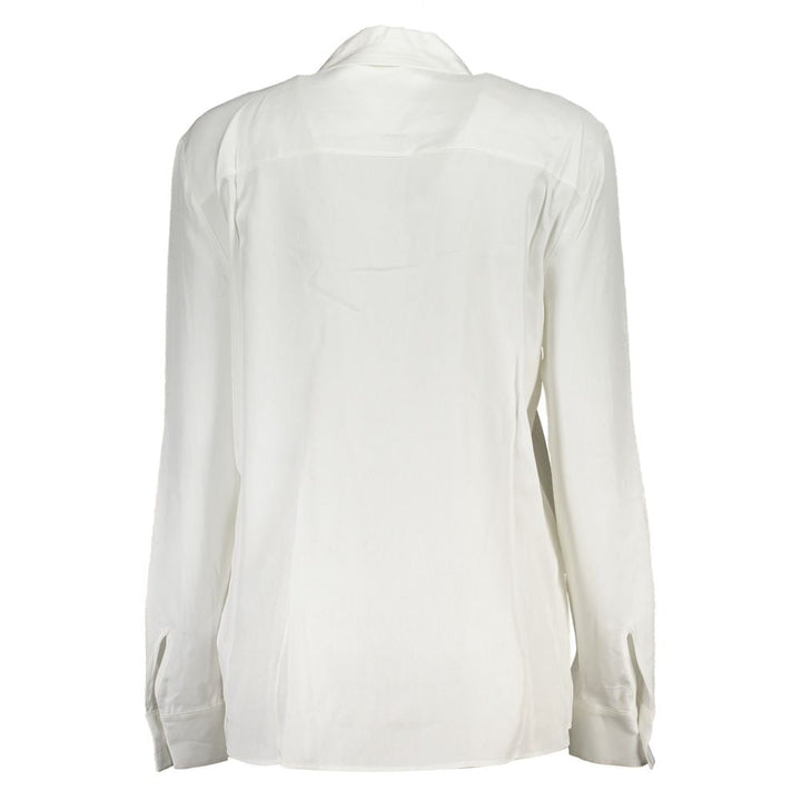 Tommy Hilfiger Shirts - Bianco Viscose Women Shirt
