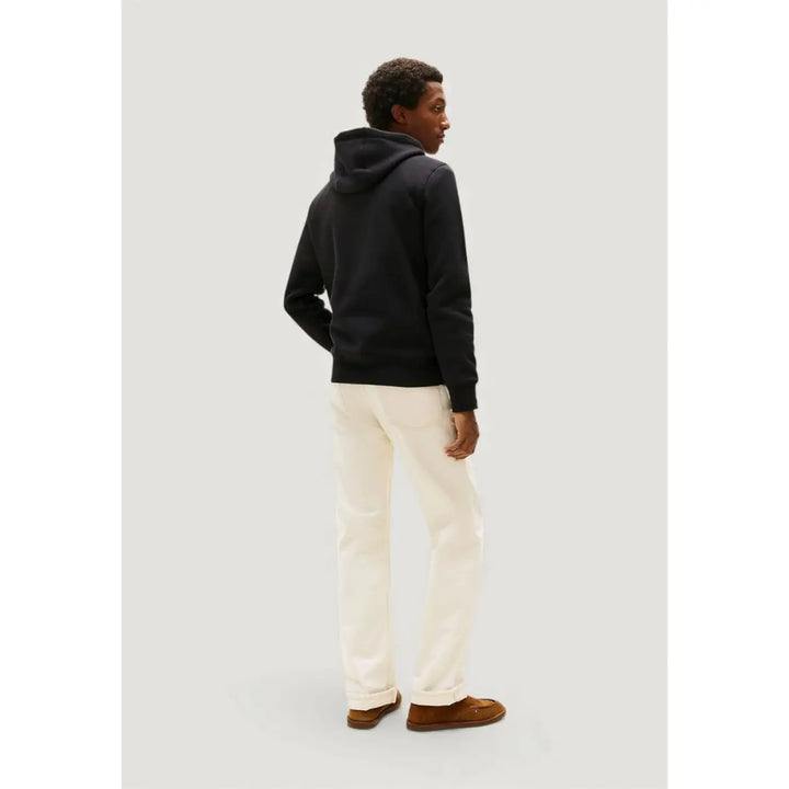 Tommy Hilfiger Black Cotton Hoodie